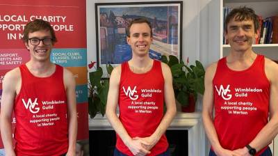 Local trio run London Marathon for Wimbledon Guild